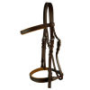 Bridon Style marron fabrication artisanale sellerie DRC