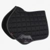 Tapis de selle Square CSO Carbon Mesh Noir Lemieux